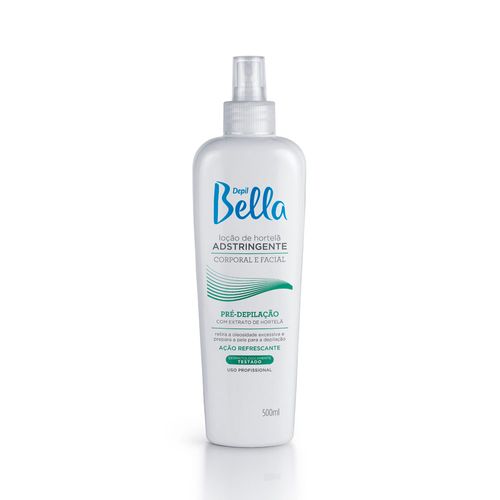 Loção Pré Depilatória Adstringente Depil Bella de Hortelã 500ml