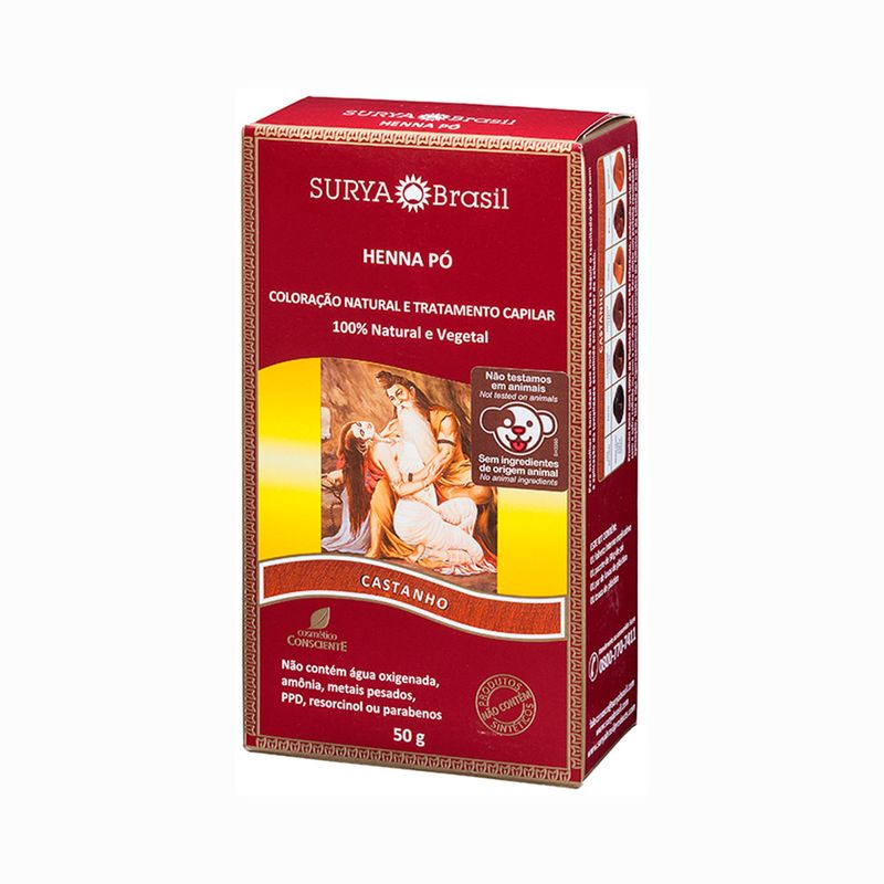 Henna-Surya-Po-Castanho-50g