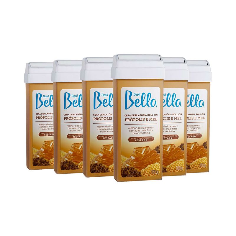 Leve-6-Pague-5-Cera-Depil-Bella-Roll-On-Propolis-e-Mel-100g-29562