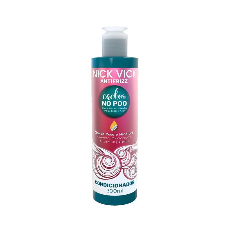Condicionador-Antifrizz--Nick-E-Vick-No-Poo-300ml