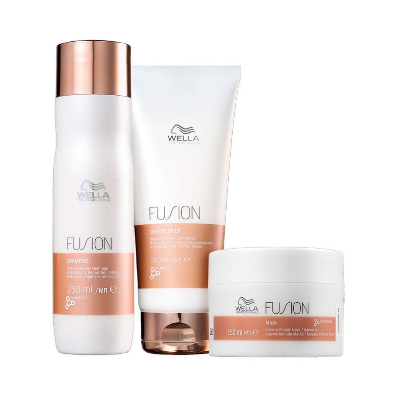 Kit-Wella-Shampoo-250ml---Condicionador-200ml---Mascara-Fusion-150g
