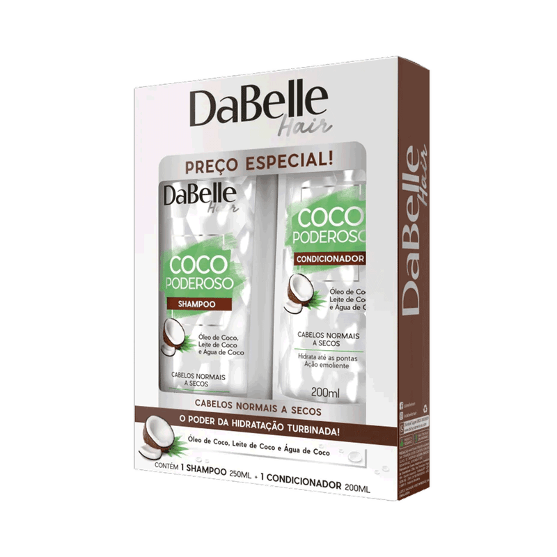 Kit-Dabelle-Shampoo---Condicionador-Coco-Poderoso-200ml