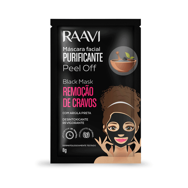 Mascara-Facial-Raavi-Black-Mask-Peel-Off-7898212285475