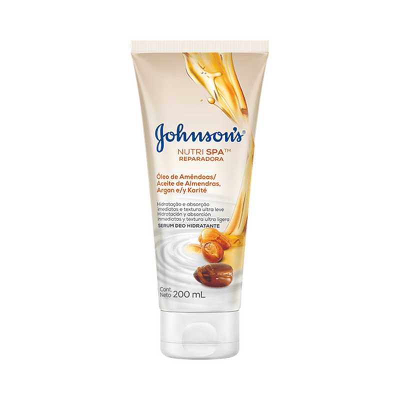 Serum-Capilar-Johnson---Johnson-Hidratante-Amendoas-Argan-e-Karite-200ml-7891010249410