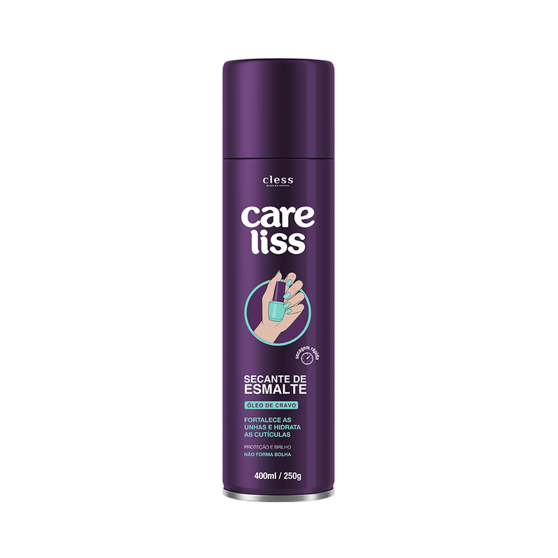 Spray-Secante-de-Esmalte-Cless-Care-Liss-Oleo-de-Cravo