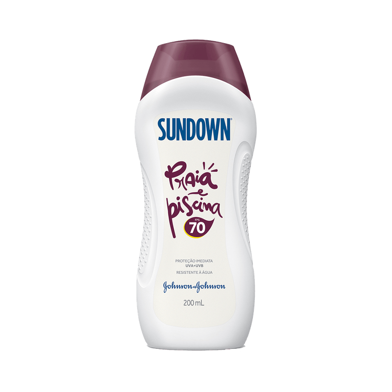 Protetor-Solar-Sundown-FPS70-Praia-e-Piscina-200ml-7891010244361