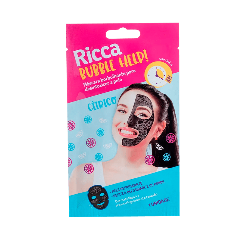 Mascara-Facial-Ricca-Borbulhante-para-Desintoxicar-a-Pele