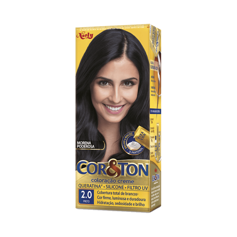 TINT COR&TON 50G 2.0 PRETO