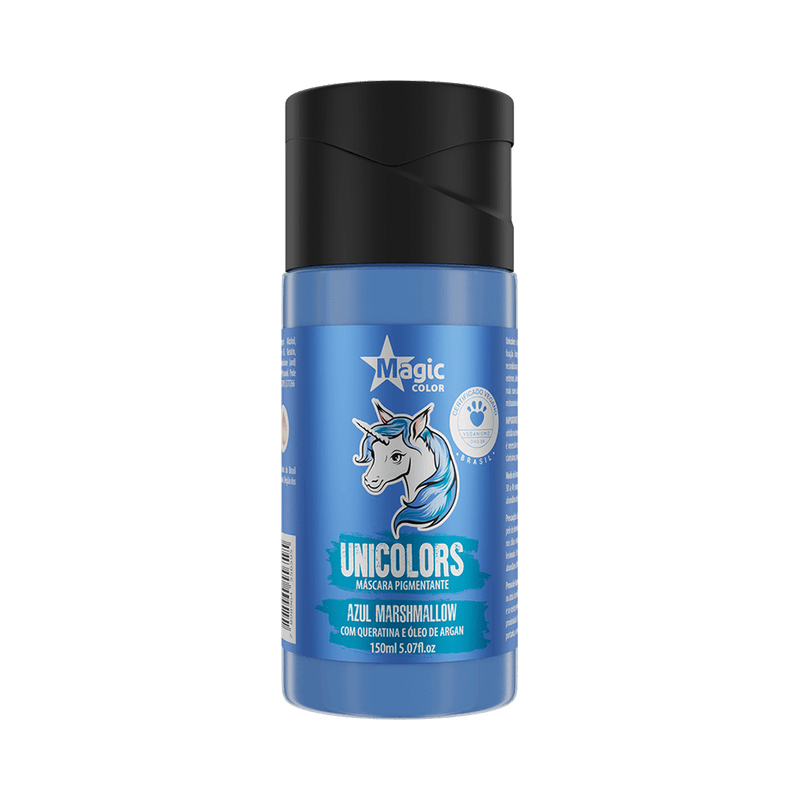 Mascara-Pigmentante-Magic-Color-Unicolors-Azul-Marshmallow-150ml-7898964556595