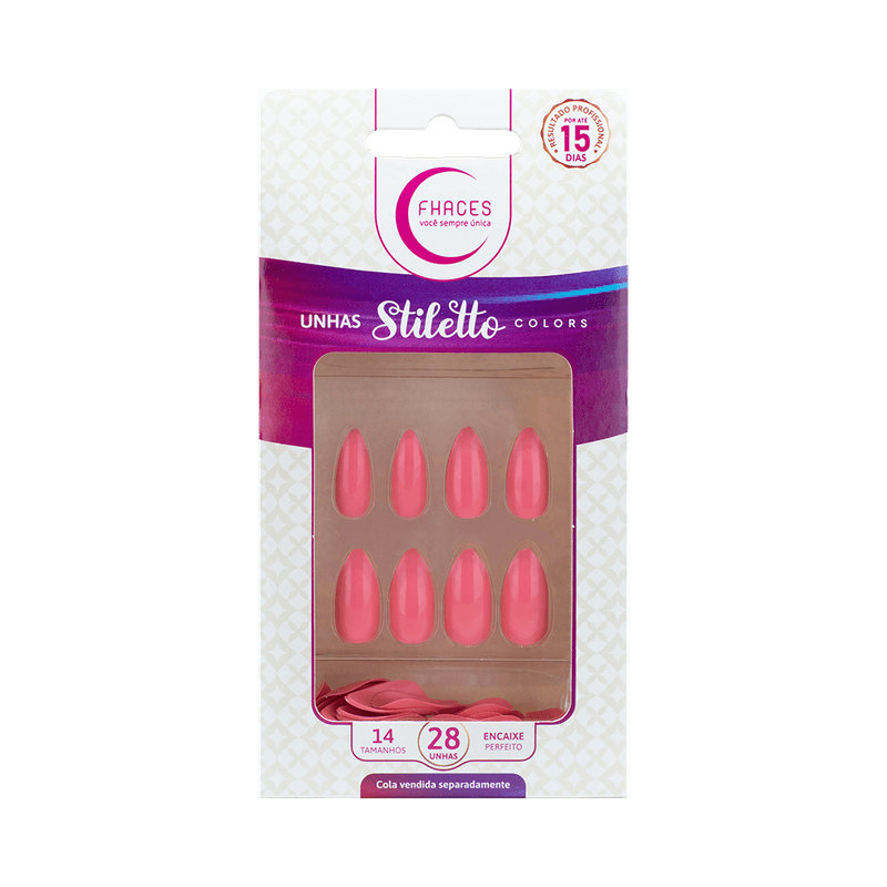 Unhas-Fhaces-Stiletto-Colors--Salmao-28-uni--UE1301--7898577230189