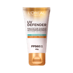 Protetor-Solar-Facial-L-Oreal-Defender-UV-FPS-60-Antioleosidade-cor-Media-40g-7899706181754