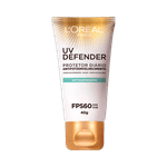 Protetor-Solar-Facial-L-Oreal-Defender-UV-FPS-60-Antioleosidade-Sem-Cor-40g-7899706181716