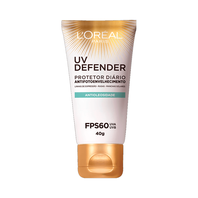 Protetor-Solar-Facial-L-Oreal-Defender-UV-FPS-60-Antioleosidade-Sem-Cor-40g-7899706181716