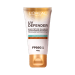 Protetor-Solar-Facial-L-Oreal-Defender-UV-FPS-60-Antioleosidade-cor-Escura-40g-7899706181778