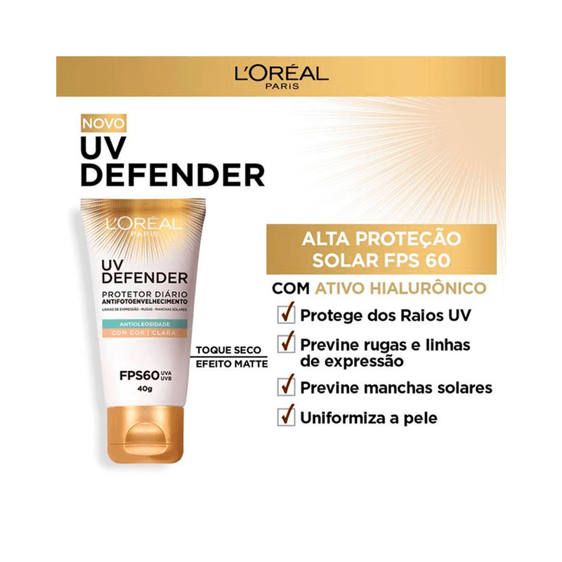 Protetor-Solar-Facial-L-Oreal-Defender-UV-FPS-60-Antioleosidade-cor-Claro-40g-7899706181730-complemento