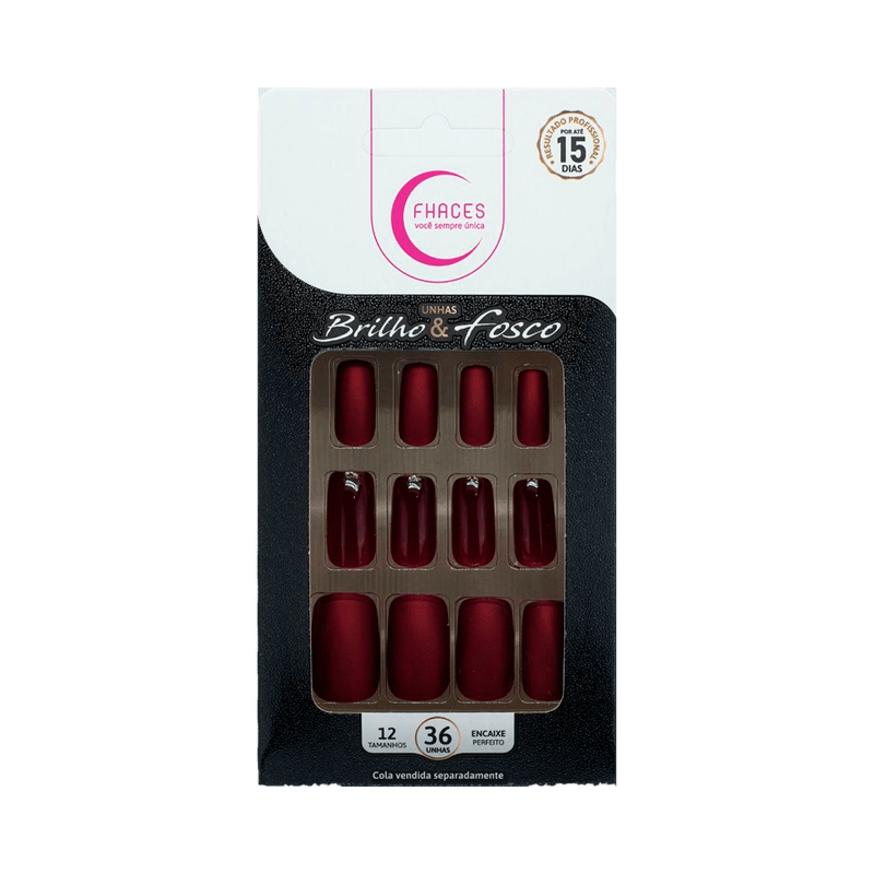 Unhas-Fhaces-Brilho-e-Fosco-Vinho-36unid-7898577234163