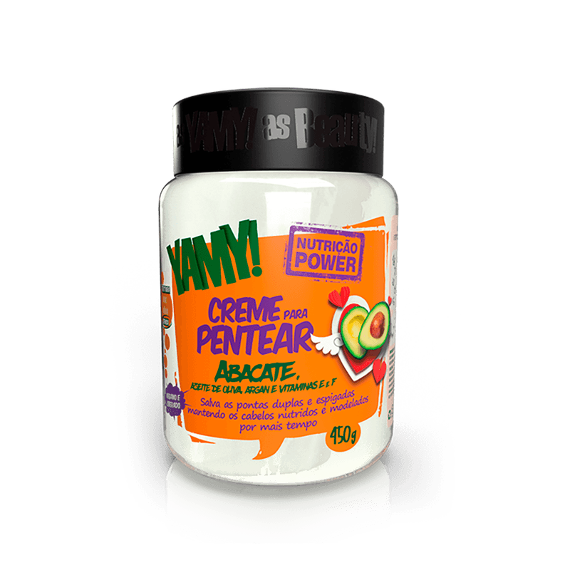 Creme-Para-Pentear-Yamy-Nutricao-Power-Abacate-450g-7896509977317