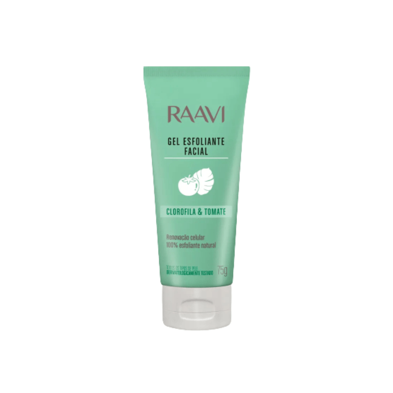 Gel-Esfoliante-Facial-Raavi-Clorofila---Tomate-75g-7898212287165