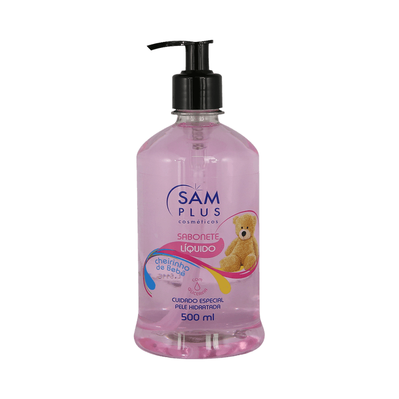 Sabonete-Liquido-Samplus-Cheirinho-de-Bebe-500ml-7898466652245