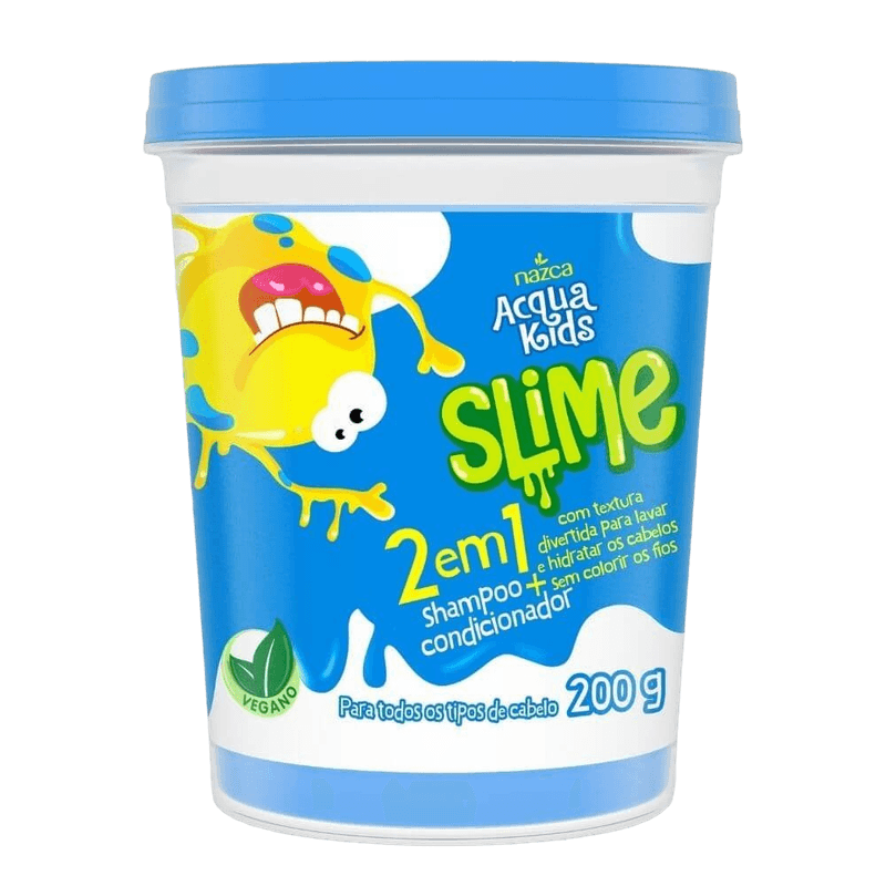 Shampoo-Nazca-Acqua-Kids-Slime-2-em-1-Tutti-Frutti-200g-7896085872518