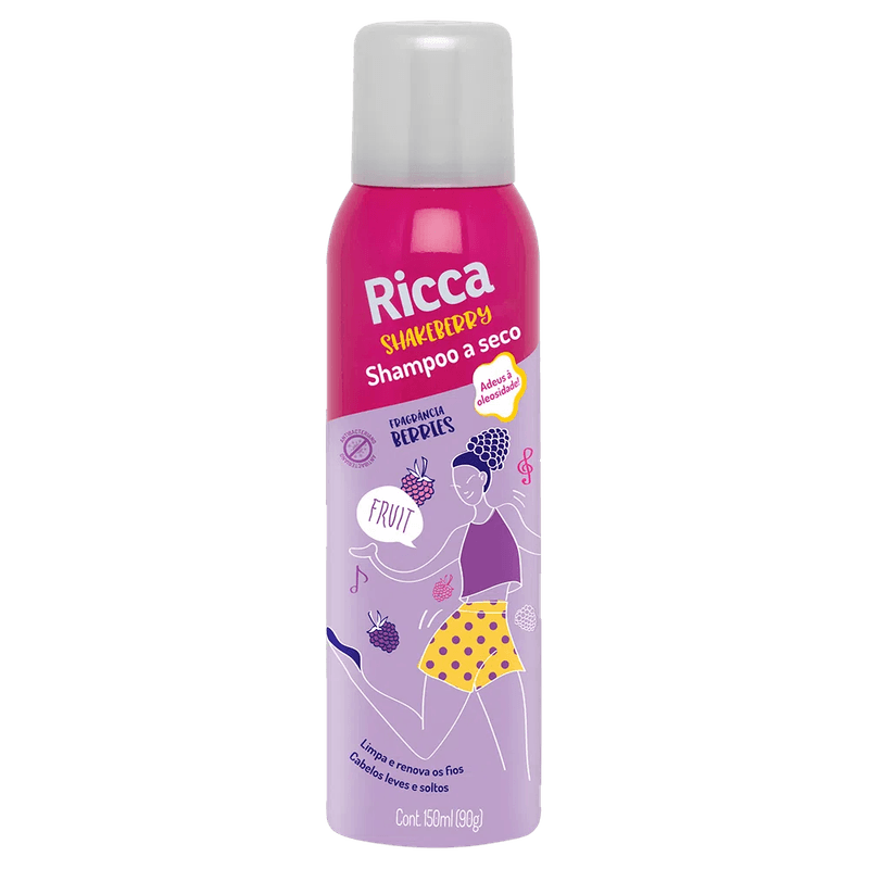 Shampoo-a-Seco-Ricca-ShakeBerry-Berries-150ml-7897517928490