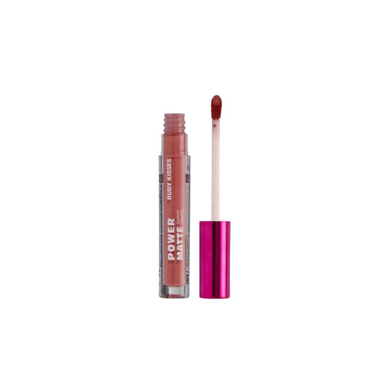 Batom-Liquido-Kiss-New-York-RK-Power-Matte-Pink-Chic-