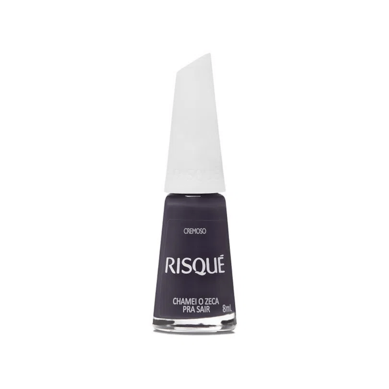 Esmalte-Risque-Cinza-Cremoso-Chamei-o-Zeca-pra-Sair-8ml