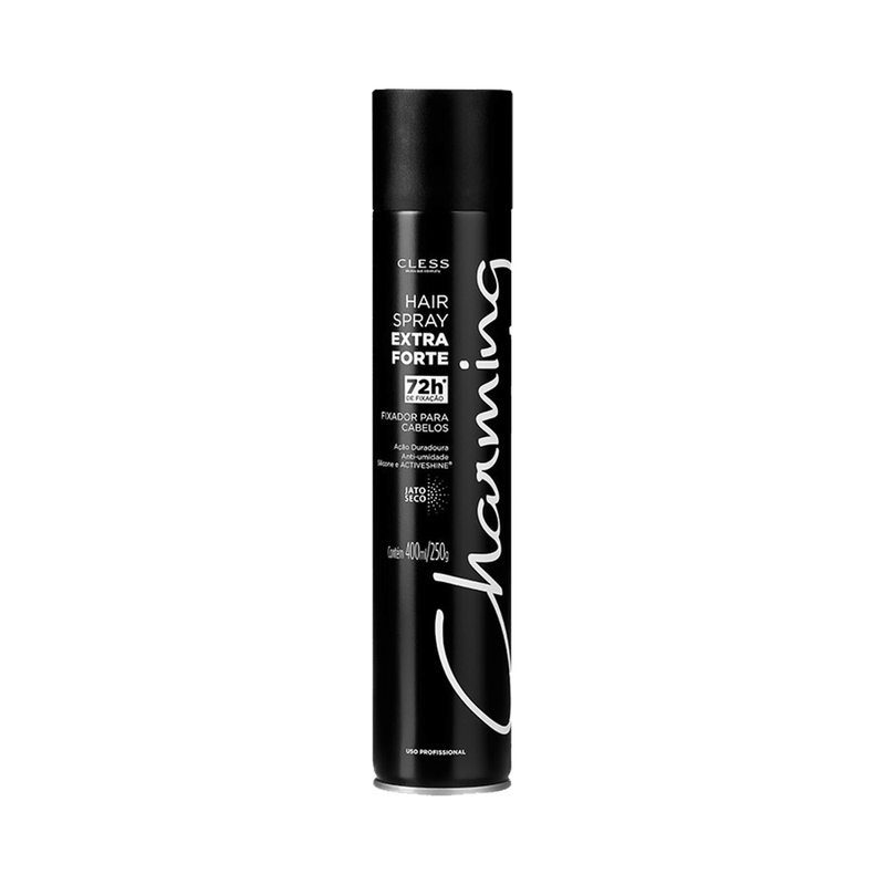 Hair-Spray-Cless-Charming-Black-Extra-Forte-400ml-7896046700607