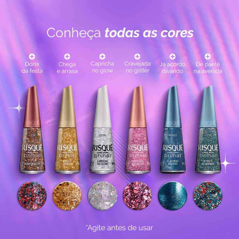 Esmalte-Risque-Livre-para-Brilhar-Glitter-Dourado-Chega-e-Arrasa-7891350040388_9