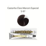 Coloracao-Unikcolor-5.97-Castanho-Claro-Marrom-Especial-Gaboni-Professional-50g