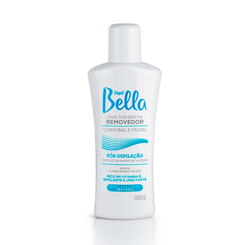Óleo removedor algodão depil bella 140ml
