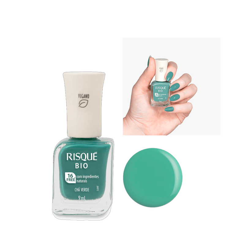 Esmalte-Risque-Bio-Verde-Cremoso-Cha-Verde-7891350039467