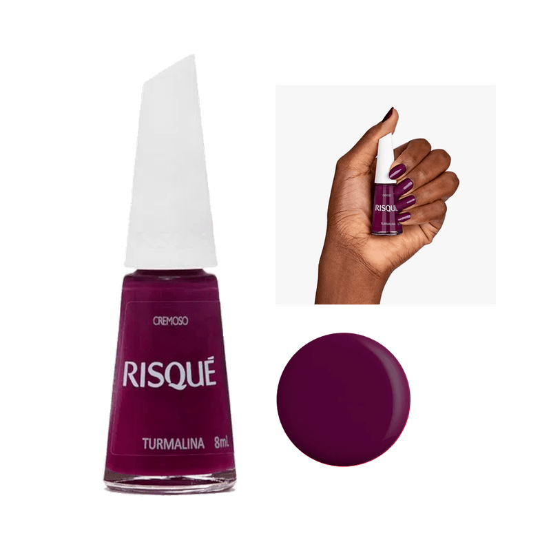 Esmalte Risqué Cremoso Turmalina - Ikesaki