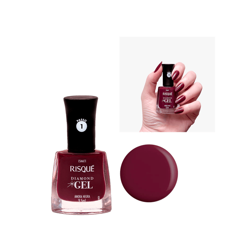 Esmalte-Risque-Diamond-Gel-Amora-Negra-7891350037159