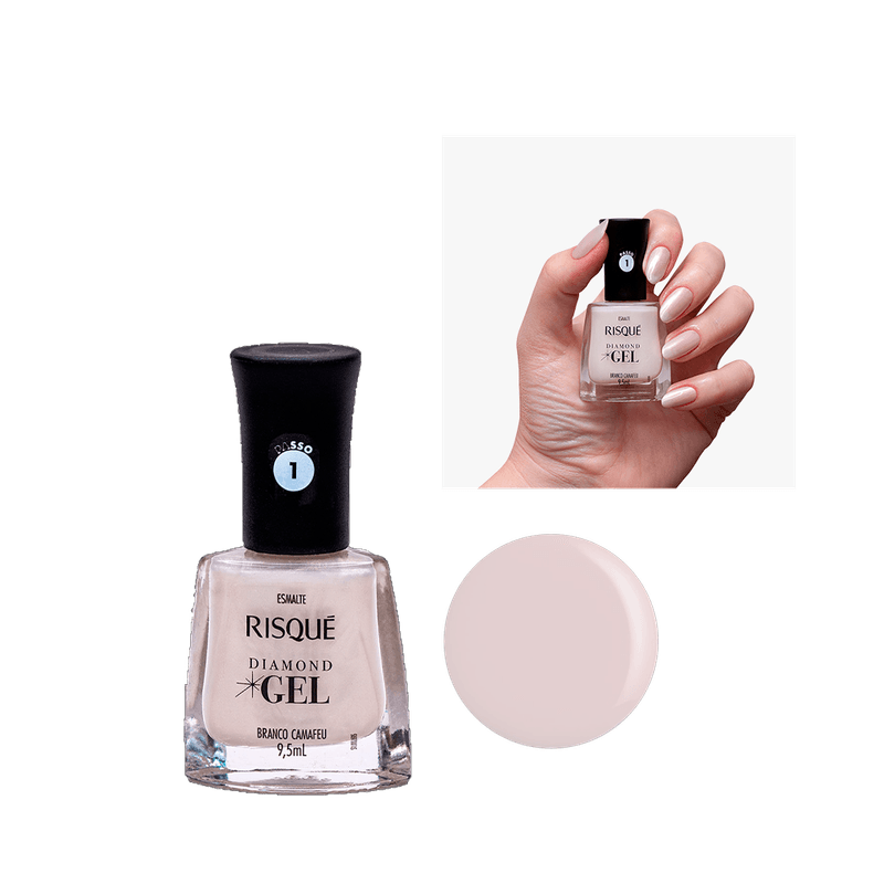 Esmalte-Risque-Diamond-Gel-Branco-Camafeu-7891350037012