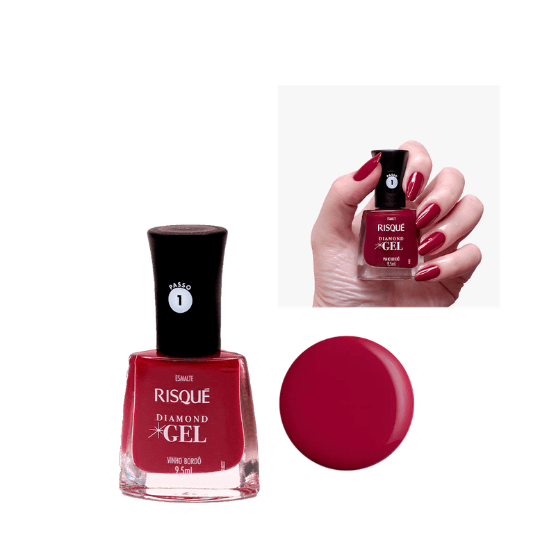 Esmalte-Risque-Diamond-Gel-Vinho-Bordo-7891350037142