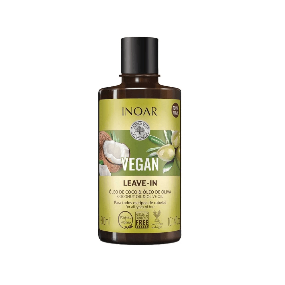 Leave-in Vegan Inoar Óleo de Coco & Óleo de Olivia 300ml - Ikesaki