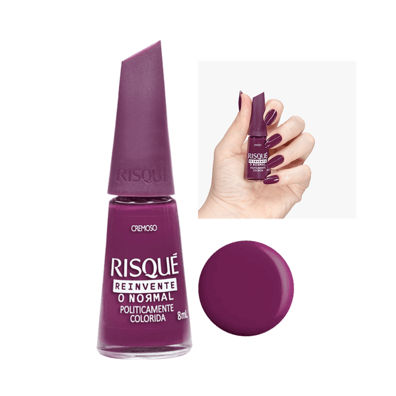 Esmalte-Risque-Reinvente-Roxo-Cremoso-Politicamente-Colorida