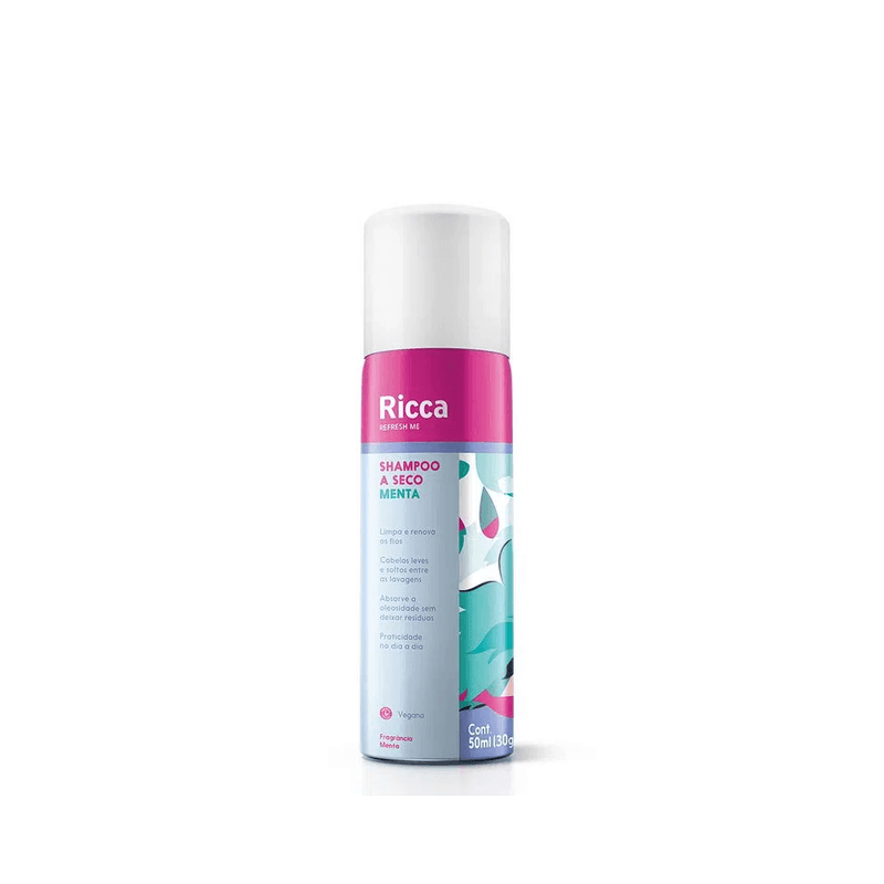 Shampoo-A-Seco-Menta-50ml-Ricca