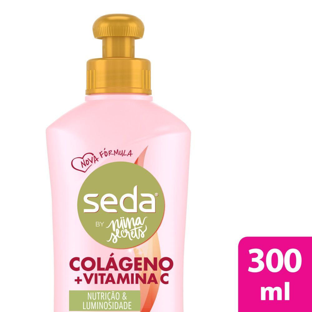 Creme de Pentear Seda By Niina Secrets Colágeno + Vitamina C 300