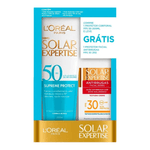 Kit-Protetor-Solar-Corporal-L-oreal-Paris-Supreme-Protect-4-FPS50-Solar-Expertise-200ml---Protetor-Facial-Antirrugas-FPS30-25g