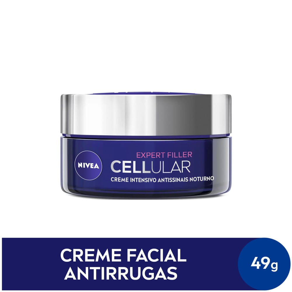 Creme Facial Nivea Antissinais Noite Cellular 50g - Ikesaki