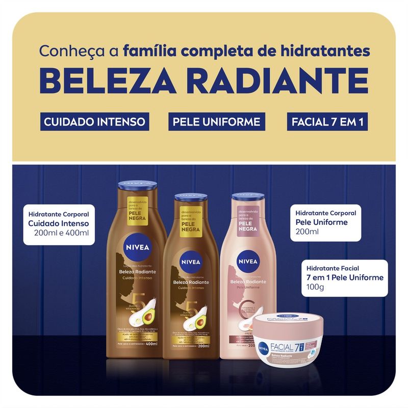 NIVEA Hidratante Facial 7 em 1 Beleza Radiante 100g - Ikesaki