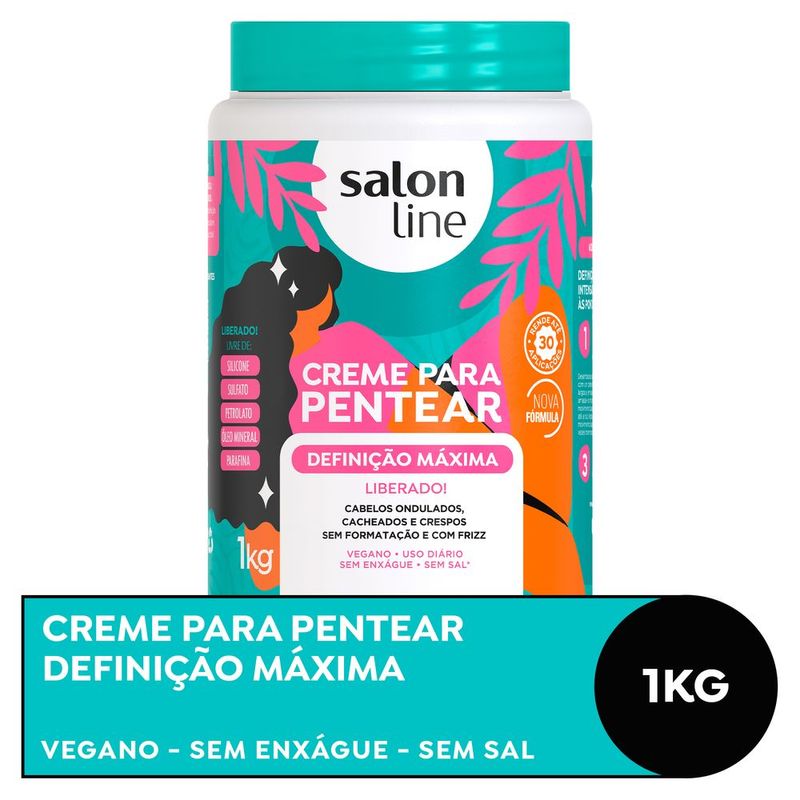 Creme Para Pentear Liberado Definição Máxima 1Kg - Salon LinePerfumaria  Seiki - Loja de Cosméticos e Produtos de Beleza