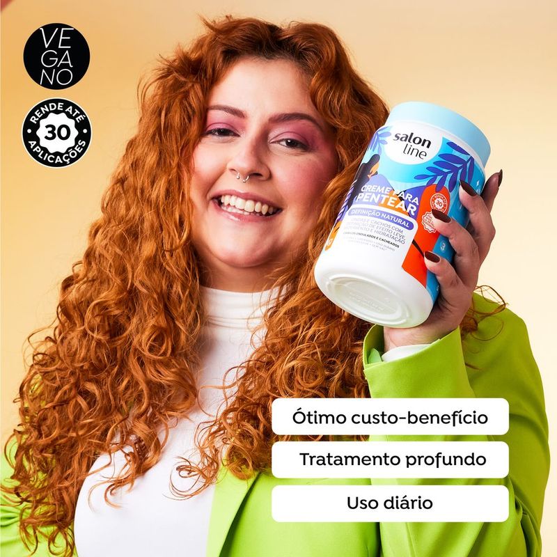 Creme de Pentear Salon Line Redutor de Volume Definição Intensa 1000g -  Ikesaki