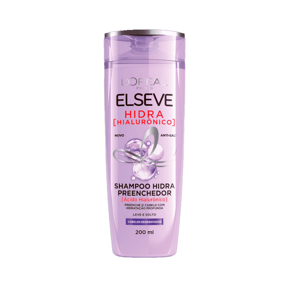 Shampoo Elseve Hidra Hialurônico 200ml - Ikesaki Shampoo Elseve Hidra Hialurônico 200ml - Ikesaki