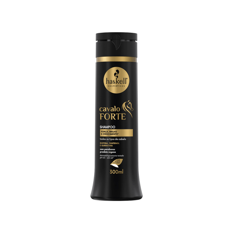 Haskell Glattes Shampoo Mit Stärke – 300 Ml Für Frizzfreies, Glänzendes & Kräftiges Haar