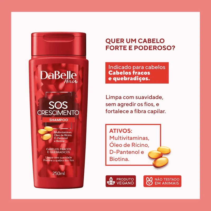 shampoo-dabelle-hair-sos-crescimento-250ml