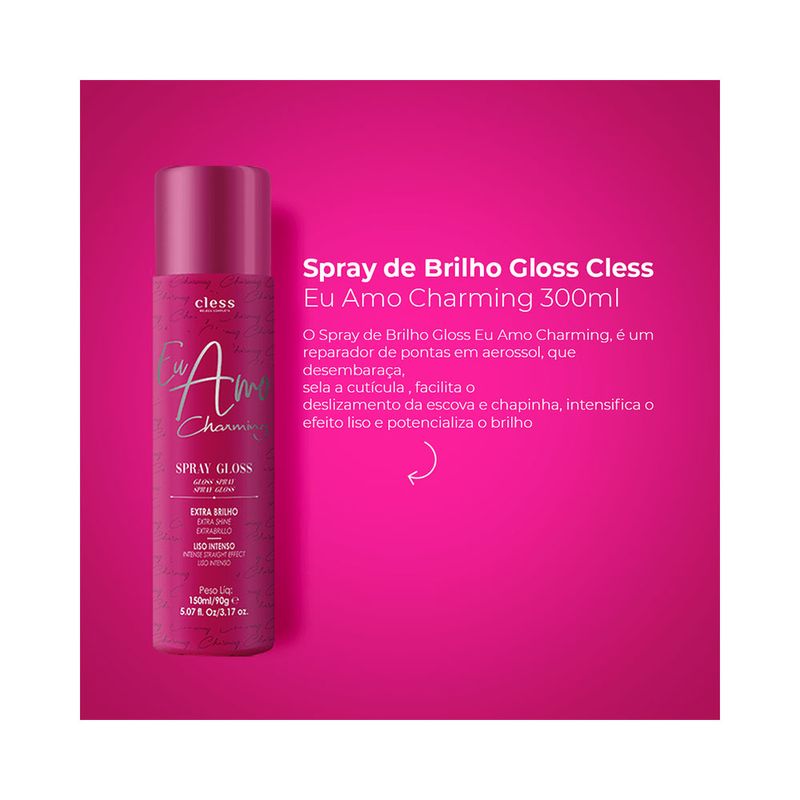 Spray-de-Brilho-Gloss-Cless-Eu-Amo-Charming-300ml-7896046716219-2