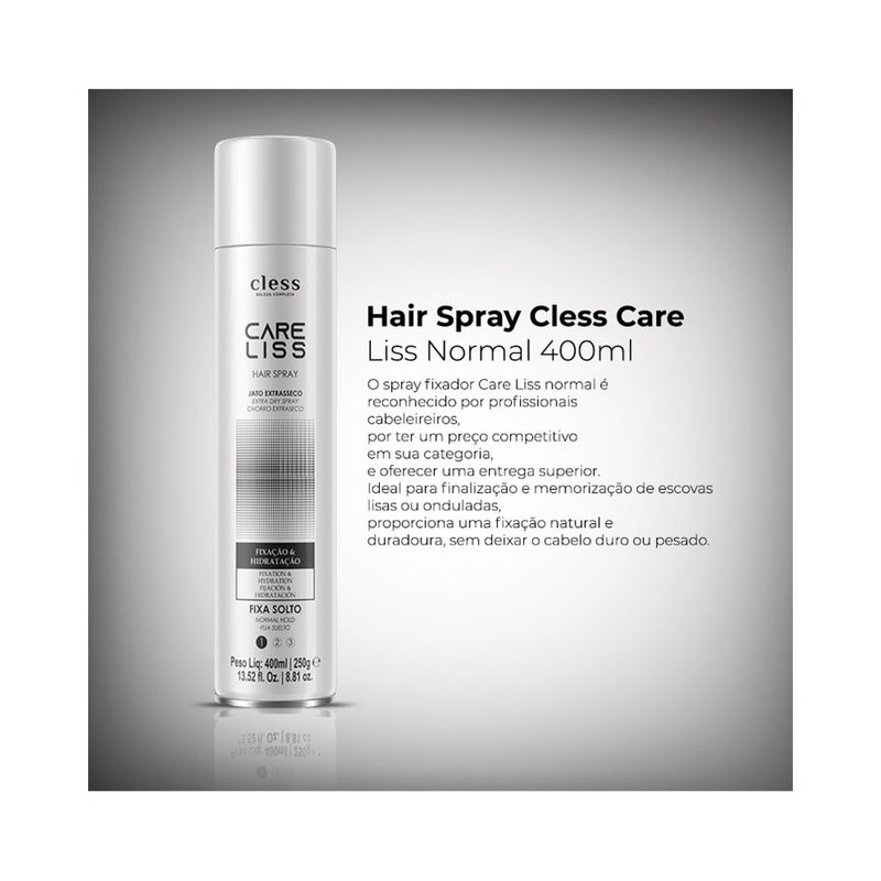Hair-Spray-Cless-Care-Liss-Normal-400ml-7896046701635-2